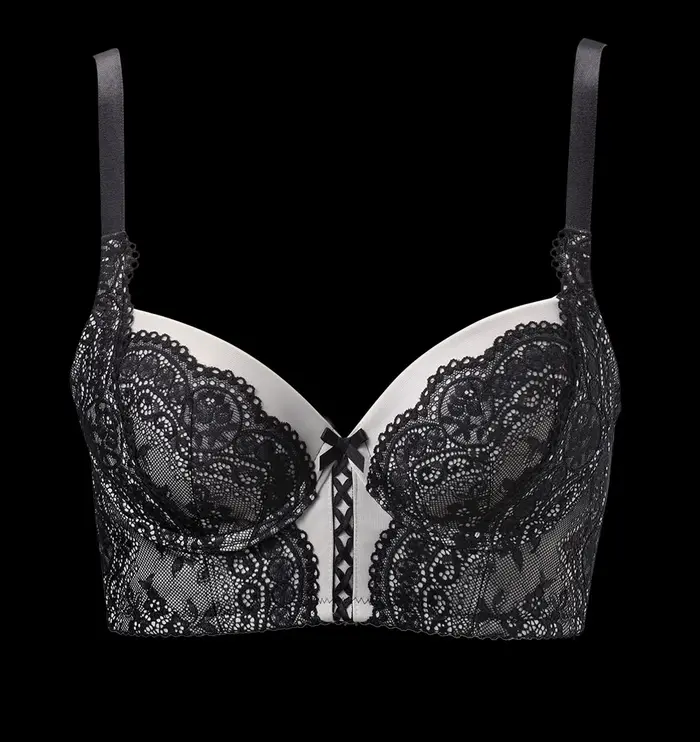Bra Charms hitam dan ivory